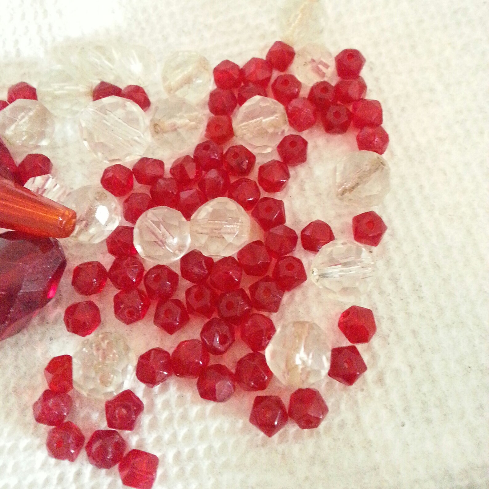 Vintage Glass Beads Lot Etsy