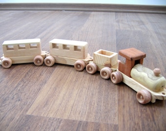 Trini the wooden toy train