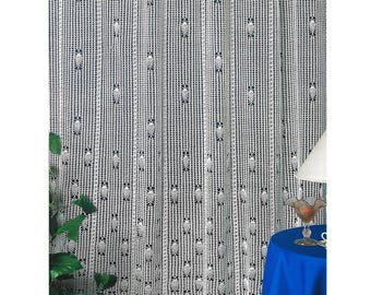 Elegante Häkelgardinen-Muster - "Hide and Seek" - 160 1/10 cm lang x 200 cm breit | Sofortiger DIGITALER PDF-DOWNLOAD | Anspruchsvolles Können
