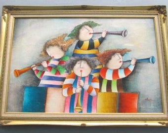 Musical painting | Etsy