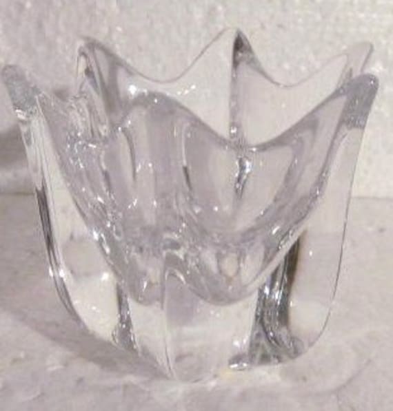 Orrefors Sweden Handmade Collectible Crystal Glass Vase Signed - Etsy