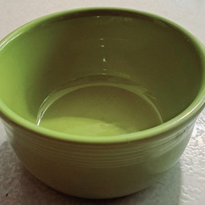 Fiesta Round Chartreuse (1997) Green Color Vegetable/Cereal  Soup Coup Bowl by Homer Laughlin