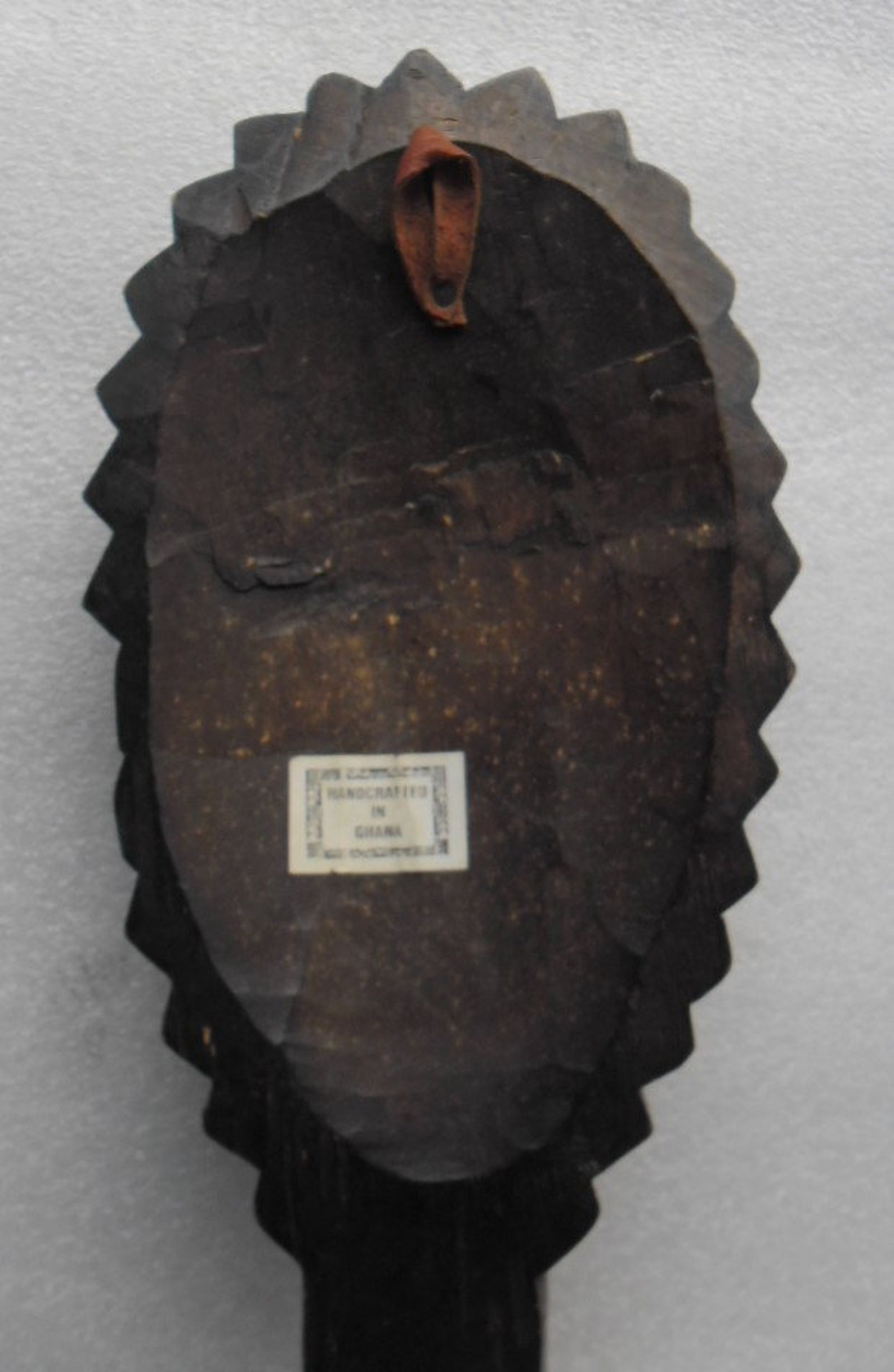 Authentic Handcrafted in Ghana African Wood Face Beaded Cowrie Etsy