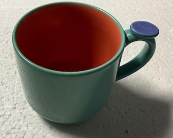 Mug Colorways by LINDT-STYMEIST - Green, Salmon, and Blue Collectible 12 oz. Coffee Mug