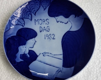 Vintage Mother's Day Copenhagen Porcelain Plate – Mors Dag