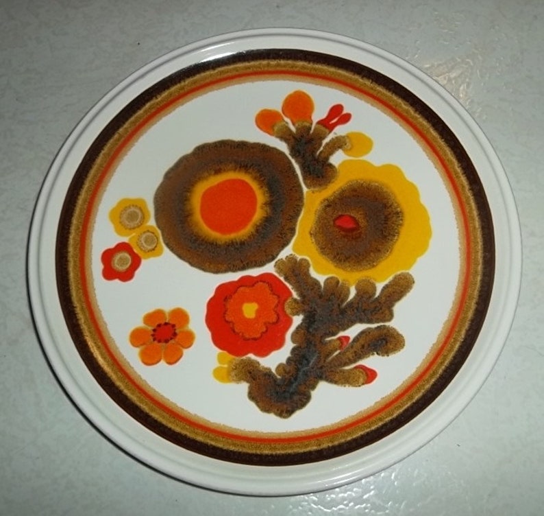 Made In Japan Vintage Mikasa Fancy Free A La Mode Collectible Dinner Plate E7801