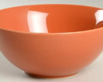 IKEA Collectible Coupe Cereal Bowl in Fargrik Orange Color by IKEA,  Made In Sweden