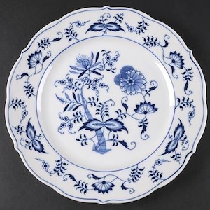 1950年代 ブルー・ダニューブ（日本）磁器製スナックサイドプレート 日本製