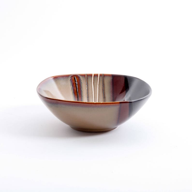 Better Homes And Gardens Bazaar Brown Stripes Collectible Large Dinner SoupCereal Bowl 7