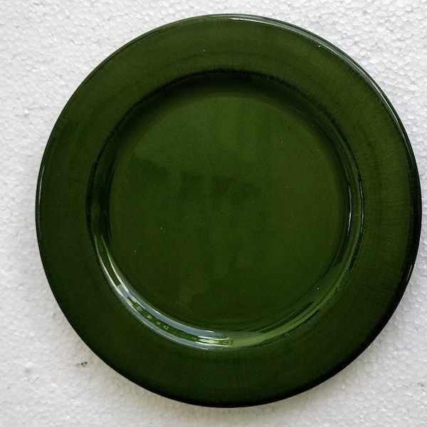 Green Salad Plates Etsy