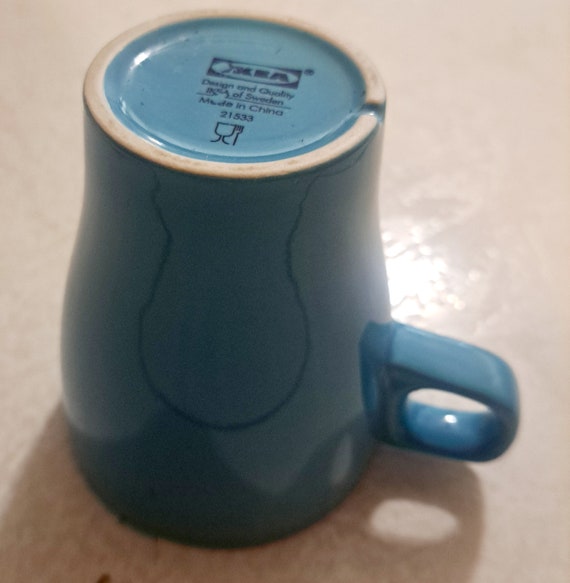 IKEA (1) FÄRGRIK Stackable Coffee Mug Blue #21533 by IKEA 10