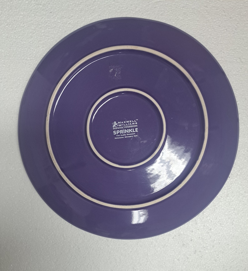 Maxwell & Williams Sprinkle Purple Color Serving Plate Collectible ...