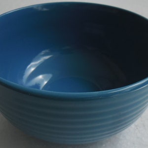 Royal Norfolk, Blue Color Ribbed Bowl China Stoneware Looks Like  Lynns