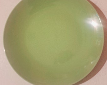 Apple Green Color China Stoneware Embossed Finish Large Dinner Plate 10.5" Royal Norfolk China