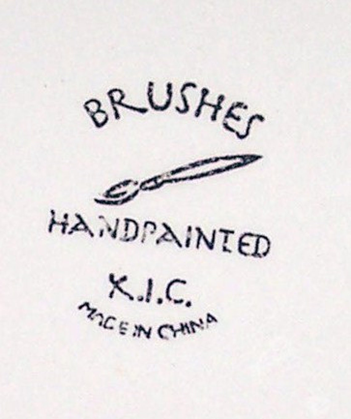 Brushes K.I.C. Hand Painted Table Tile Ocean Seaside Etsy