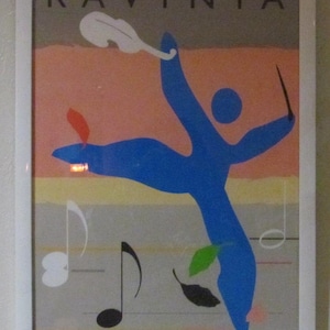 Original Limited Edition Color Poster Titled Ravina 1988 by Alice CHRISMER