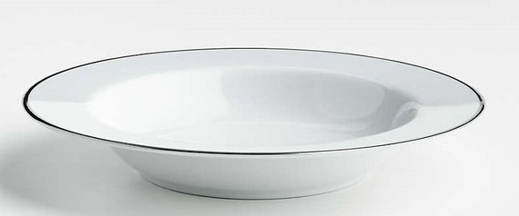 VALIEM BOWL-Ｌ Lucerne White Rim Soup Bowl