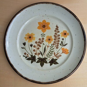 Vintage Dinner Plate "A La Carte Straw Hat" By Johnson Brothers Made In England, Ironstone