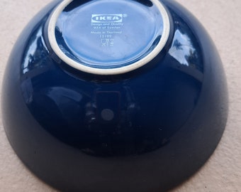 Tazón de cereales IKEA Coupe en color azul Fargrik Syntes