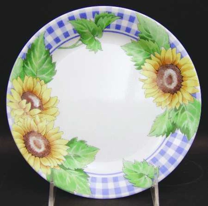 Sunsations corelle by Corning Sunflower Design Salad Plate Etsy
