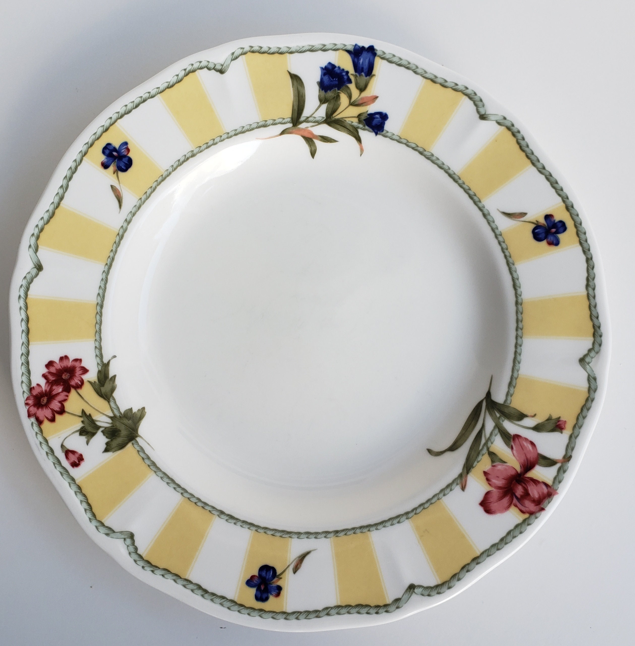 新品ノリタケコンテンポラリー花柄プレート5種計25枚金彩金縁