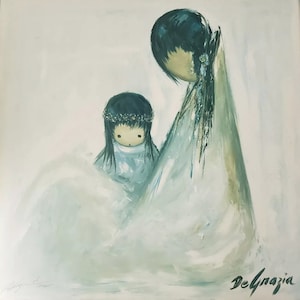 1972 Signeret Ted DeGrazia NAVAJO MOR Vintage litografigalleri i Sun Phoenix, Arizona
