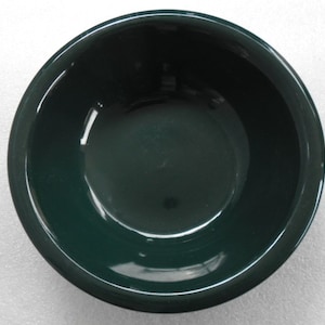 Dark Green Stoneware Cereal Bowl: Concentrix Style, 6 5/8&quot;