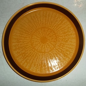 Vintage 1960&#39;s Crown Lynn Forma Collectible Round Dinner Plate Made In New Zealand