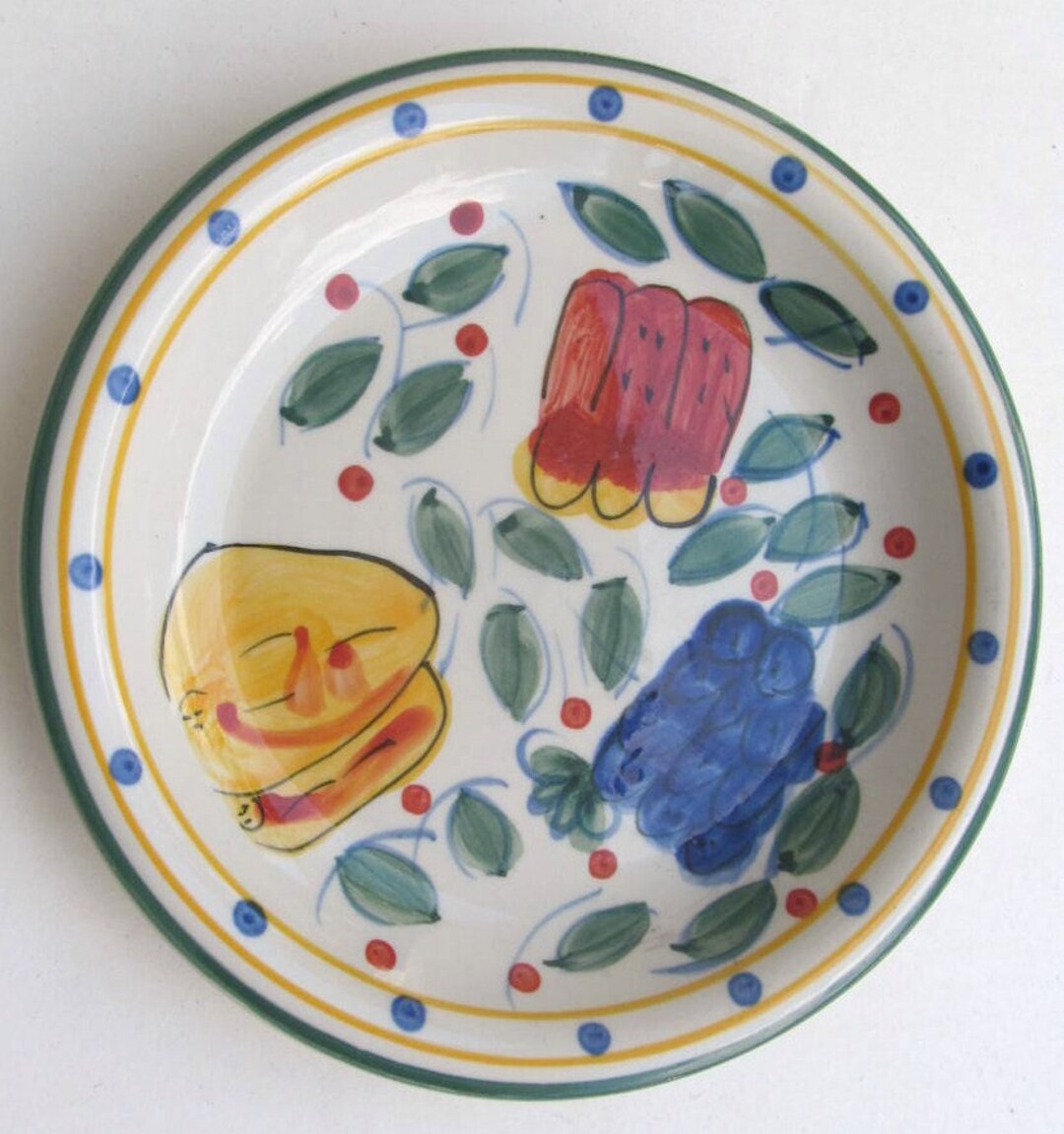 Gibson Fruit Design Collectible Houseware Salad Plate Etsy