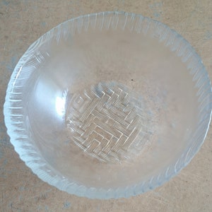 Arcoroc (1) 5 1/2&quot; Fiesta Design Glass Serving Bowl- Made In France