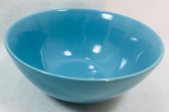 IKEA Fargrik Blue Coupé Müslischale, Türkis Porzellan China, Made Sweden