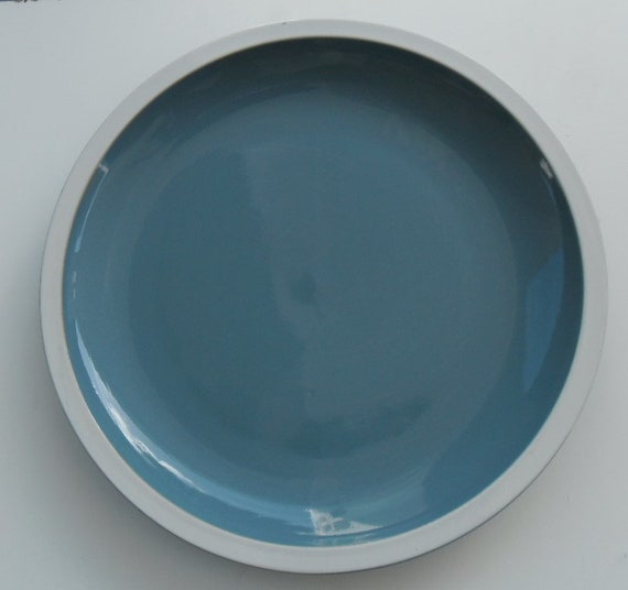 Mainstays Dinner Plate Pastel Blue With off White Border Collection China Stoneware Etsy
