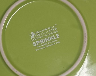 Maxwell Williams Sprinkle Lime Green Color Serving Plate