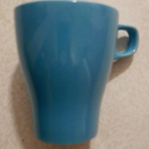 IKEA (1) FÄRGRIK Stackable Coffee Mug Blue  #21533 by IKEA 10 oz -Made In Sweden