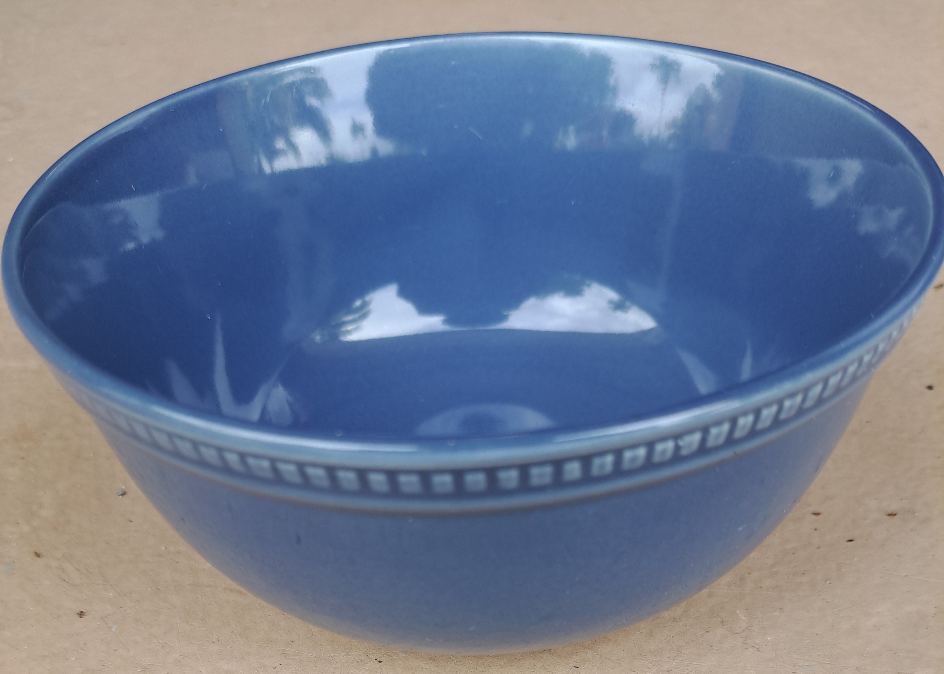 Soup/cereal Collectible Porcelain Bowl Camden Blue Color by
