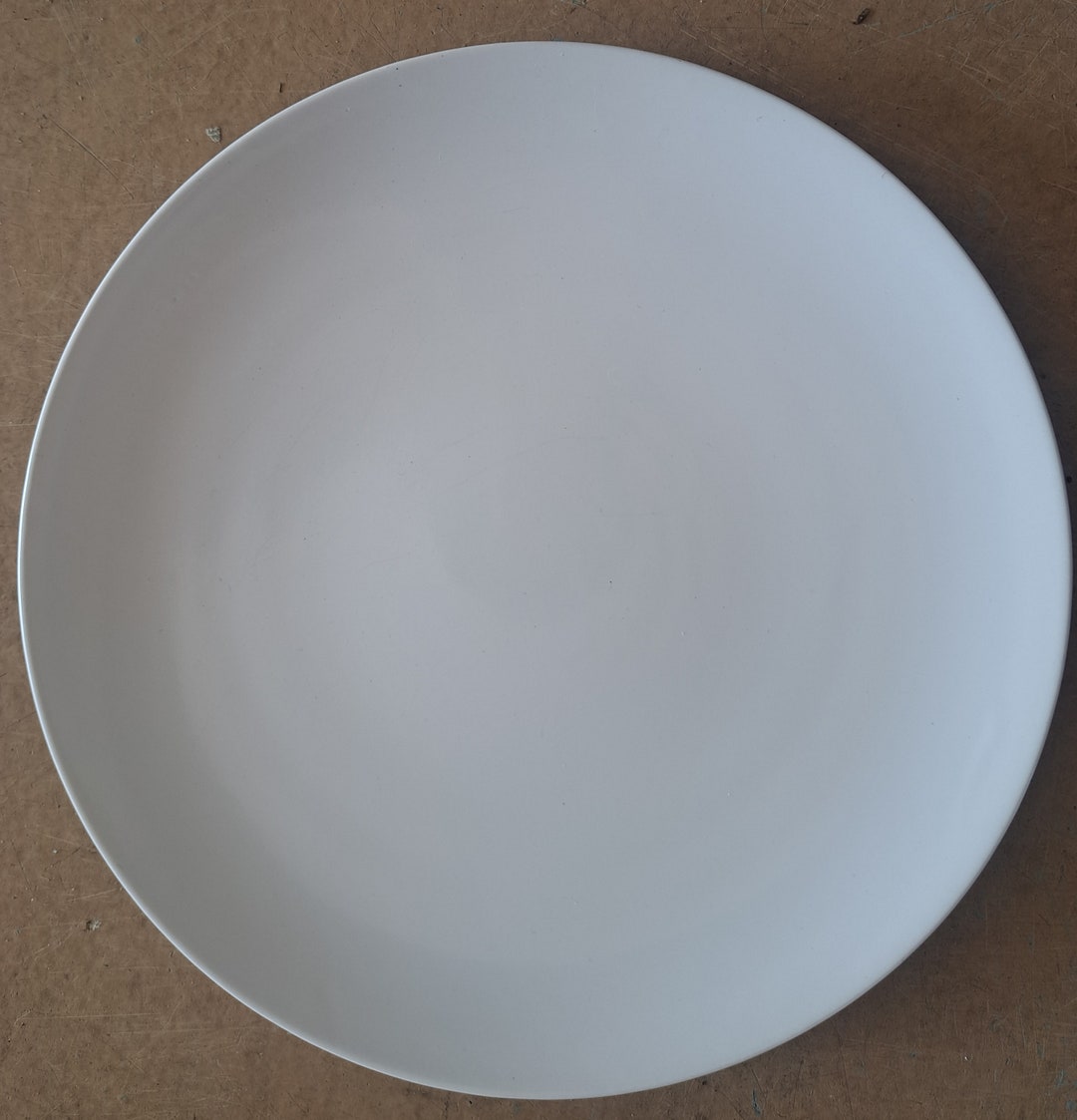 IKEA Dinera White Dinner Plate: Collectible Stoneware (10 5/8