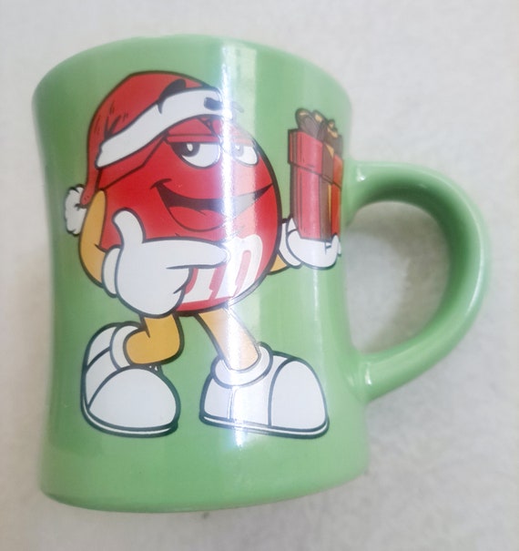 M&M's Green Character Holiday Ceramic Mug
