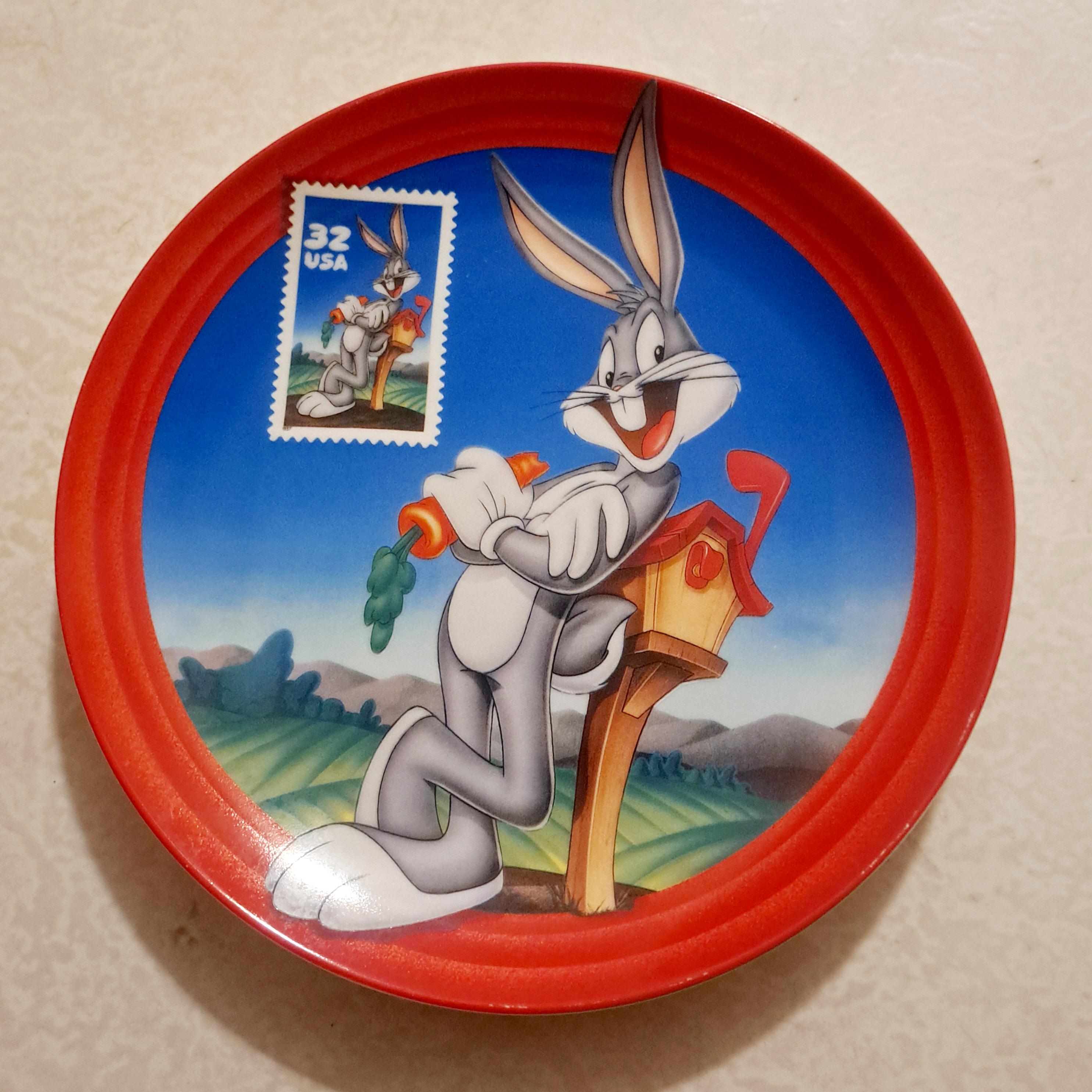 Bugs Bunny Collectible Plate: Warner Brothers First Issue - Etsy