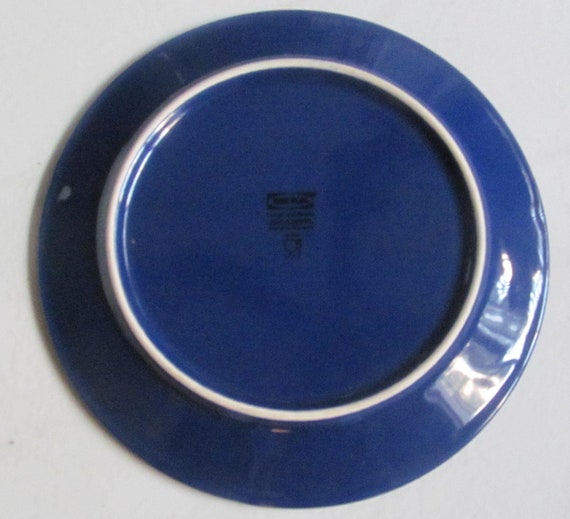 IKEA Fargrik Blue Gloss Beilagenteller - 8 inch Porzellan