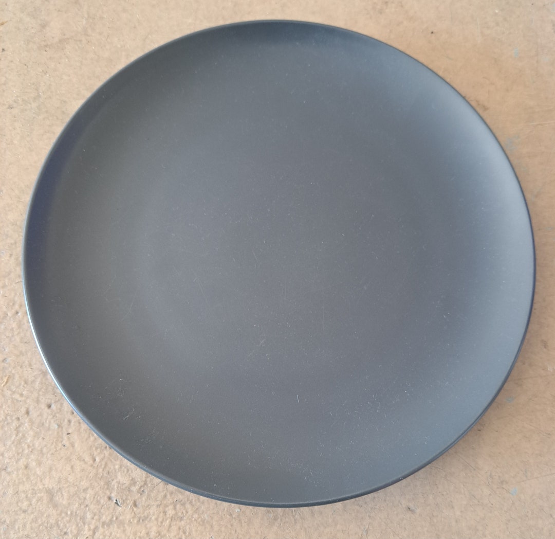 IKEA Collectible Dinner Plate Dinera Dark Gray by IKEA 10 5 8 12011 1 by IKEA Sweden Etsy Canada