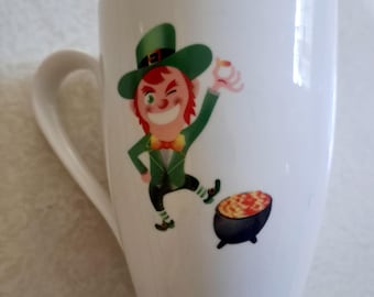St. Patrick's Day Porcelain Mug: Irish Collectible by Blearney