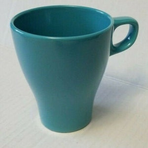 IKEA (1) FÄRGRIK Stackable Coffee Mug Blue  #21533 by IKEA 10 oz -Made In Sweden