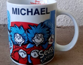 Dr. Seuss Universal Studio Adventure "Michael" Collectible Coffee Name Mug
