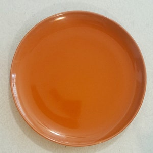 IKEA Collectible Salad Plate 8&#39;&#39; in Fargrik Orange Gloss Color # by IKEA Made In Sweden