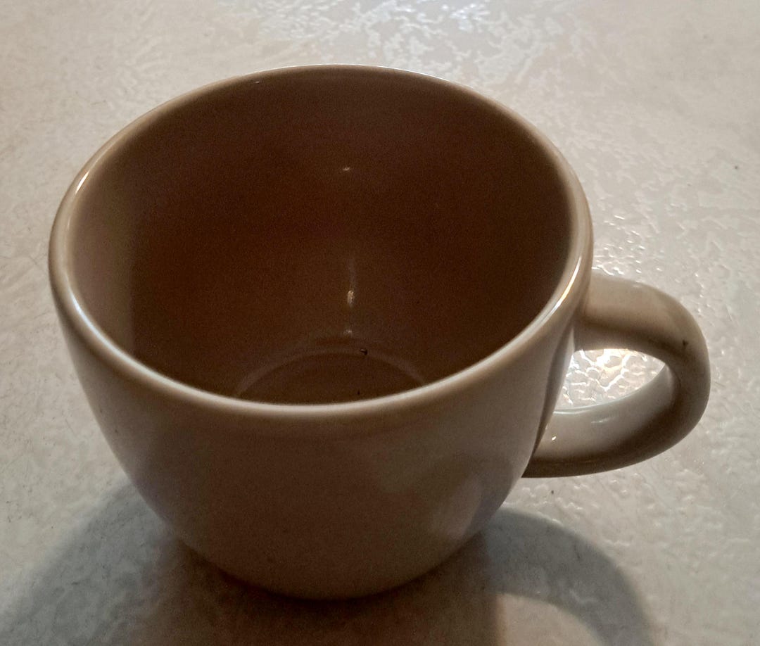 Project 62 Cream Color Gloss Finish Stoneware Collectible Large