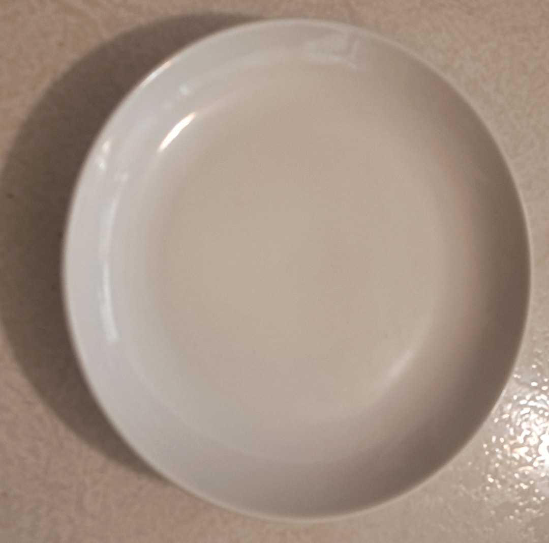 IKEA 365+ Salad Plate: White Gloss Porcelain, 8
