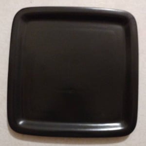 Dinner Plate Charmor Black by IKEA Square Dinner Plate in Color 18004 In Thailand 10&#39;&#39;