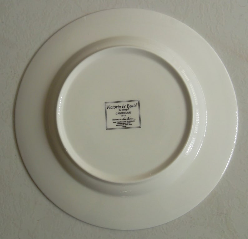 Victoria /& Beale by Sango Porcelain Cambridge Pattern #7010 Collectible Dinner Plate 10 78