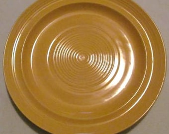 Concentrix Golden Yellow China Stoneware Large Dinner Plate by Lynns, Looks Like Homer Laughlin