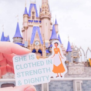 Strength & Dignity | Princess | Vinyl Sticker